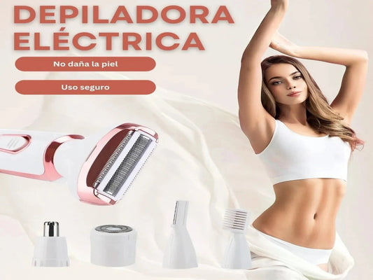 DEPILADORA ELÉCTRICA 4 EN 1