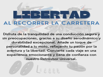 RETROVISOR UNIVERSAL ALERON- Carenaje